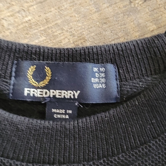 Fred perry twin tipped heavyweight t shirt dress - Picture 6 of 7